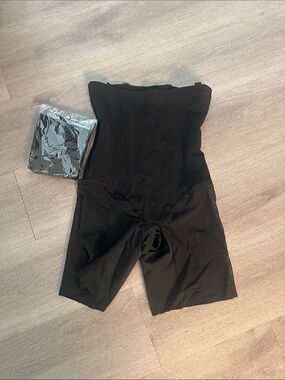 Honeylove Black High-Waist Shaping Short Bodysuit